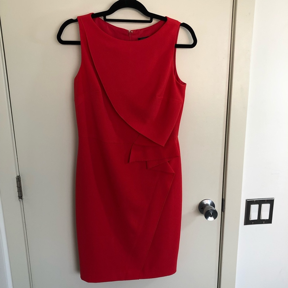 Ann Taylor Coral Sheath Dress